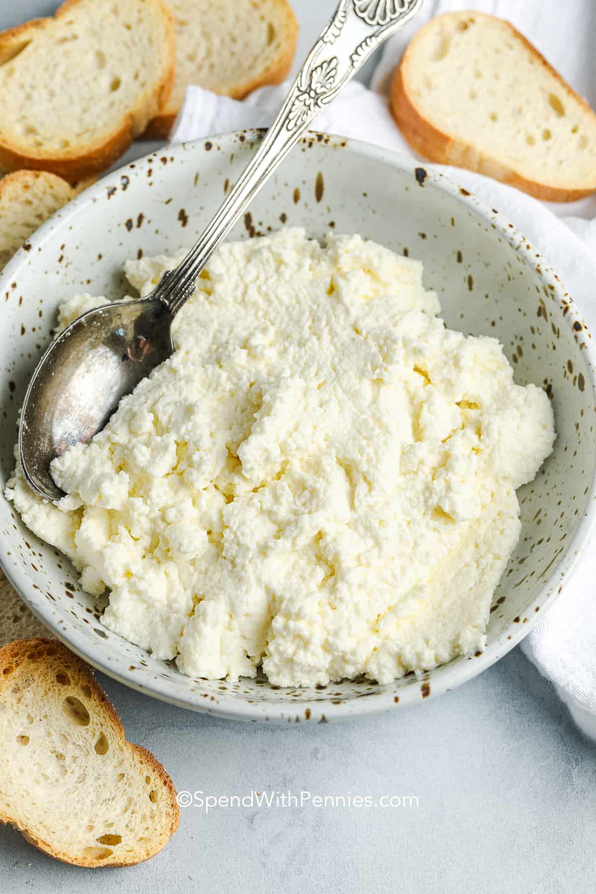 Homemade Ricotta Cheese – Spend With Pennies